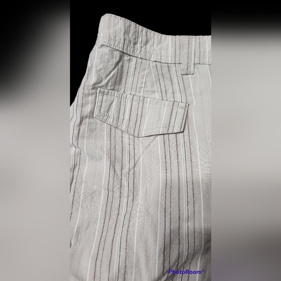 Retro Lee Striped Flowy Capris, sz 10 - Picture 4 of 5